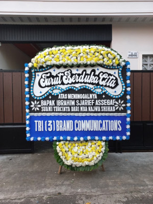 Papan Bunga Duka di Simpar